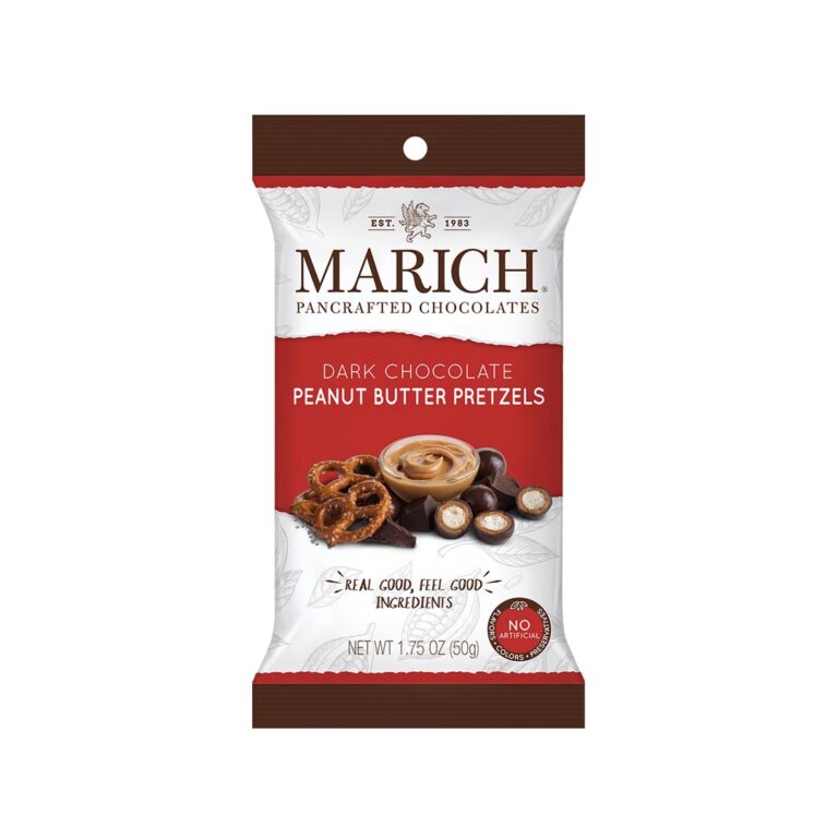 Marich Dark Chocolate Peanut Butter Pretzels