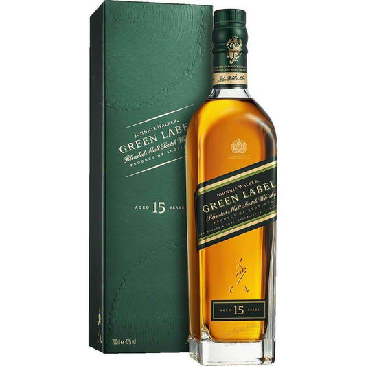 Johnnie Walker Green Label Blended Malt Scotch Whisky - Bourbon Central